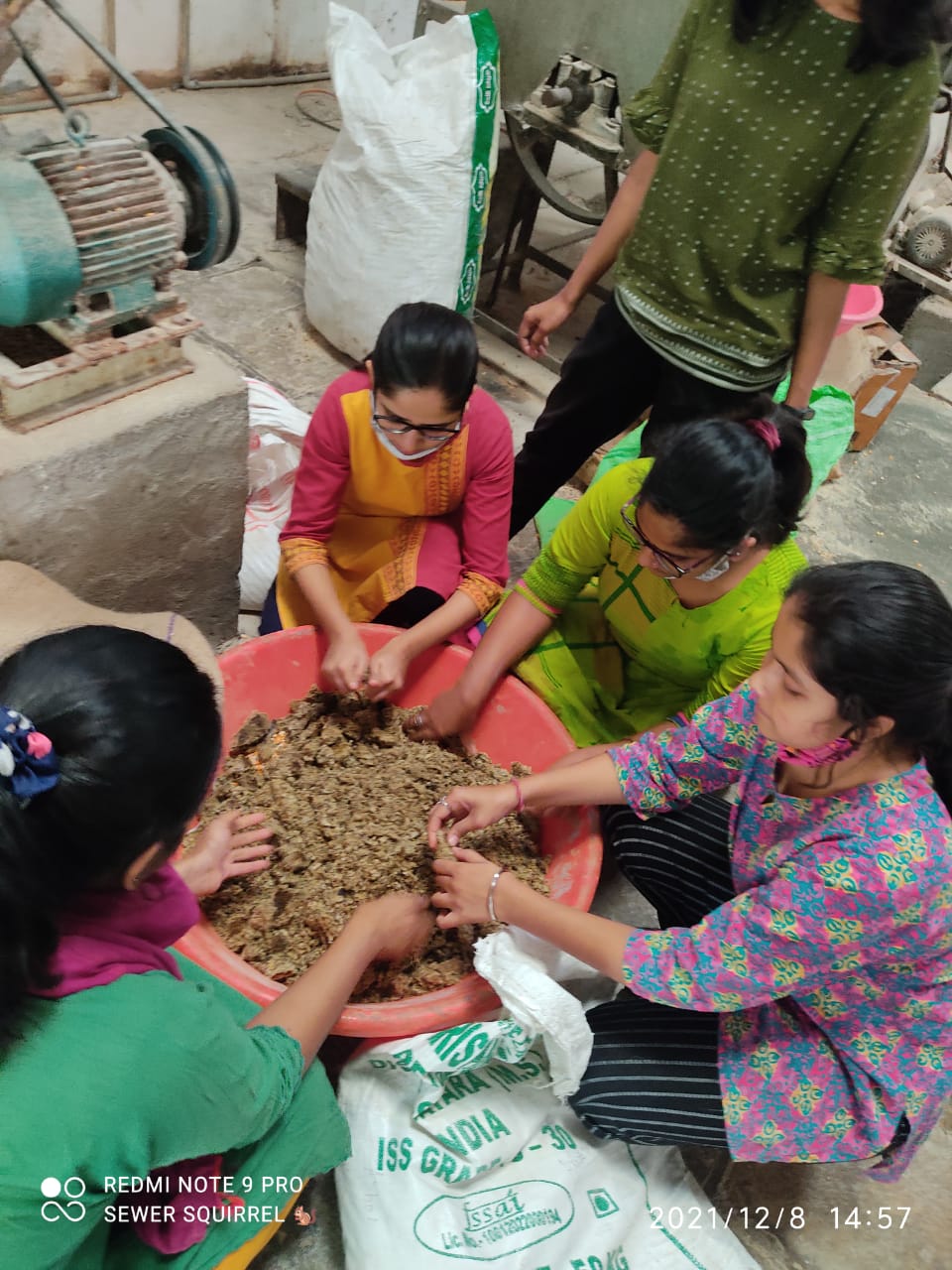 Students Preparing Concentrate Mixture